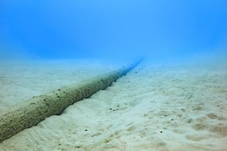 Fiber Internet underwater cable