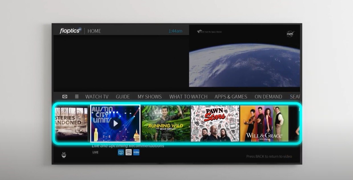 Fioptics+ TV smartbar