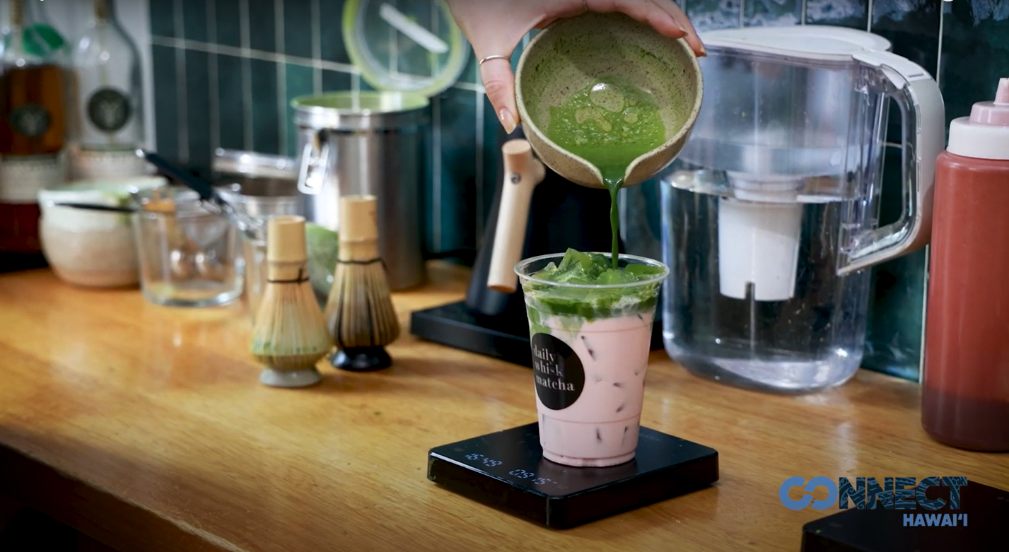 Daily Whisk Matcha drink